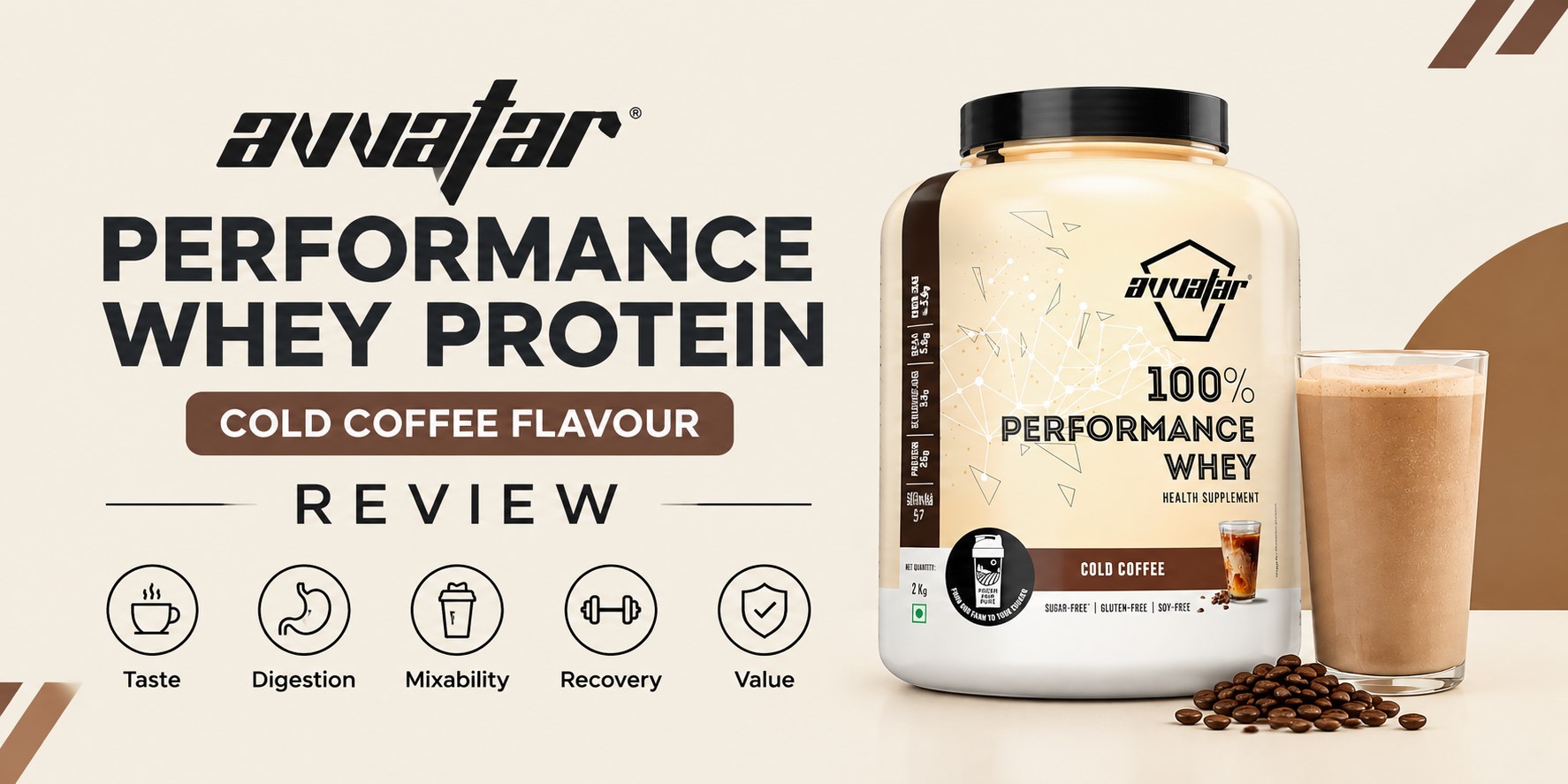 Avvatar Cold Coffee Whey Review